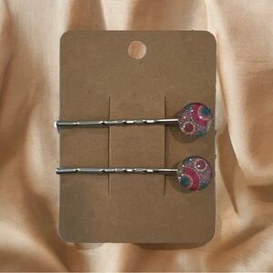 NEW Paisley Design Bobby-pin Set